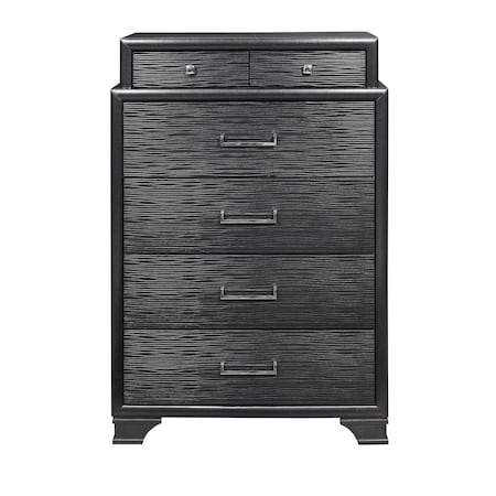 Global Furniture Usa Transitional Glam  Jordyn Grey Chest 1168